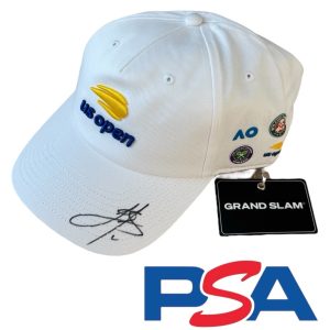 Gael Monfils Signed US OPEN Grand Slam Limited Edition Tennis Hat Cap PSA AUTO