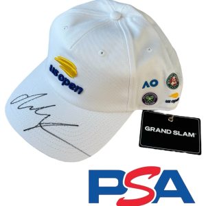 Daniil Medvedev Signed US OPEN Grand Slam Limited Edition Tennis Hat PSA AUTO