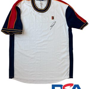 Jannik Sinner Signed Autographed Nike Tennis Court Shirt PSA AUTO ATP World #1