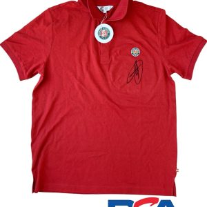 Novak Djokovic Signed Roland Garros Paris French Open Tennis Polo PSA AUTO GOAT
