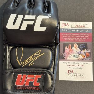 Alex Pereira Signed Autographed UFC Fight Glove JSA COA 2 Division Champ