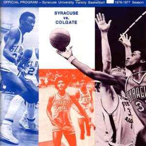 SYRACUSE BASKETBALL 1976 PROGRAM FROM JIM BOEHEIM'S FIRST GAME         VERY RARE