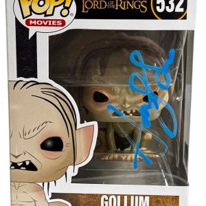 Andy Serkis The Lord of the Rings Signed Autograph Gollum Funko Pop Beckett COA