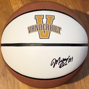 Mikayla Blakes Signed Autographed Vanderbilt Commodores Logo Basketball JSA COA