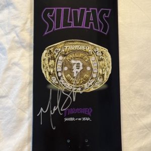 Miles Silvas Signed Autographed Primitive Thrasher Skateboard Deck JSA COA