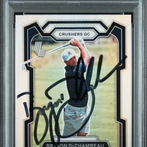 2024 Panini Prizm LIV Golf #35 Bryson DeChambeau Signed Silver PSA MINT 9 AUTO