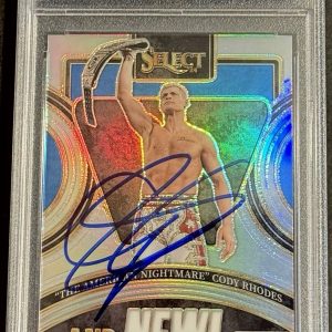 Cody Rhodes Signed Auto 2024 WWE Panini Select Card PSA/DNA Slabbed American