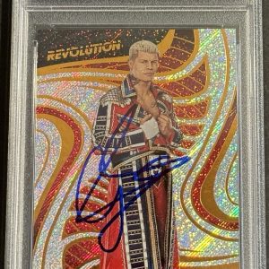 Cody Rhodes Signed Auto 2023 WWE Panini Revolution Card PSA/DNA Slabbed American