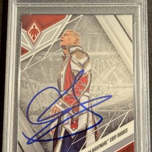 Cody Rhodes Signed 2023 WWE Chronicles Phoenix Card PSA/DNA Slabbed American