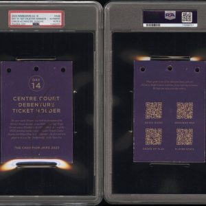 Carlos Alcaraz Signed 2023 Wimbledon Final Champion Pass Ticket Stub PSA 8 AUTO