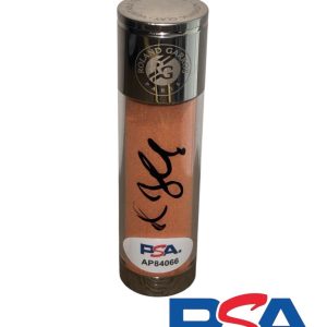 Alexander Zverev Signed Roland Garros Paris French Open Match Used Clay PSA AUTO