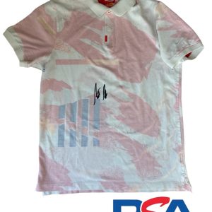 Andre Agassi Signed Vintage Nike Challenge Court Tennis Polo Shirt PSA AUTO