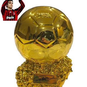 KAKA Signed Autographed Replica 2007 Ballon d'Or Award Trophy PSA AUTO AC Milan