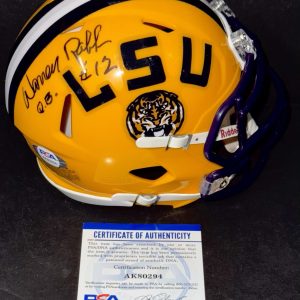 Warren Rabb Signed Autographed LSU Tigers Mini Helmet PSA/DNA COA