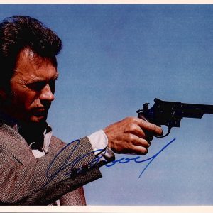 CLINT EASTWOOD HAND SIGNED 8x10 COLOR PHOTO     RARE    DIRTY HARRY      JSA LOA