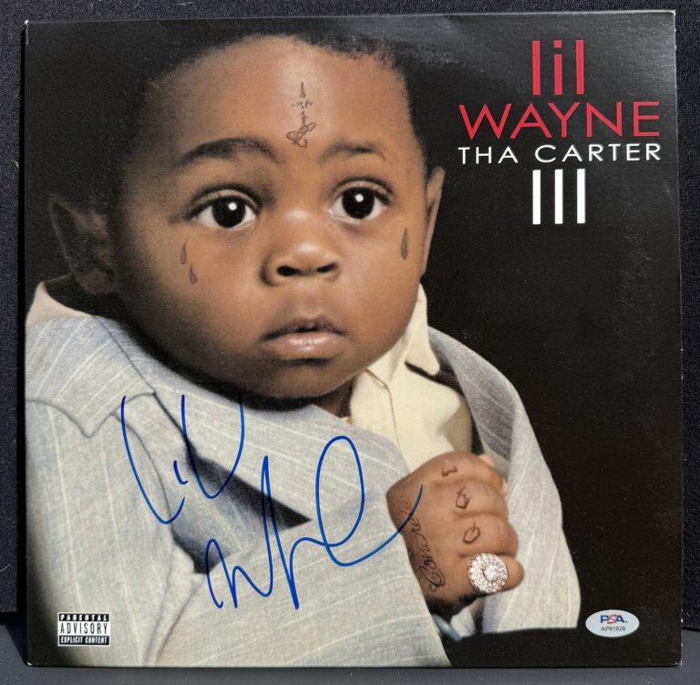 Lil Wayne Signed Autographed Tha Carter III 3 Vinyl Rapper Album Record PSA/DNA