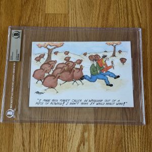 AWESOME Pre CLOSE TO HOME ORIGINAL WATER COLOR ART JOHN MCPHERSON Beckett Slab