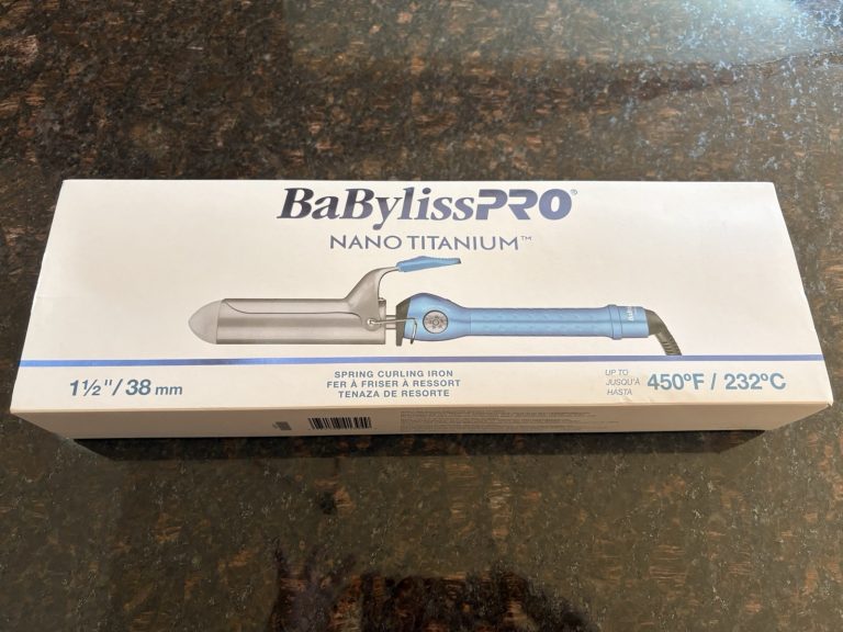 BABYLISS PRO NANO TITANIUM 1.25″ SPRING CURLING IRON – BLUE COLLECTIBLE MEMORABILIA