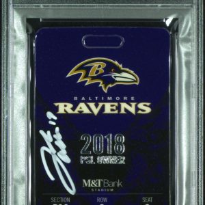 Buffalo Bills JOSH ALLEN Signed 2018 NFL Rookie Debut Full Ticket PSA 10 Auto!