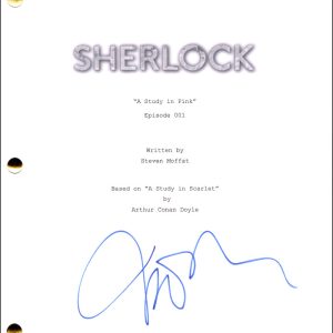 Andrew Scott Signed Autograph Sherlock Full Pilot Script Screenplay Jim Moriarty