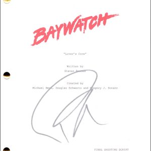 Pamela Anderson Signed Autograph Baywatch Lovers Cove Script Screenplay JSA COA