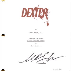 Michael C Hall Signed Autograph Dexter Full Pilot Script Screenplay Beckett COA
