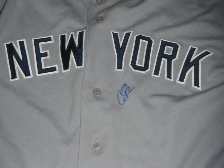 NEW YORK YANKEES CARLOS RODON SIGNED RAWLINGS AUTHENTIC JERSEY