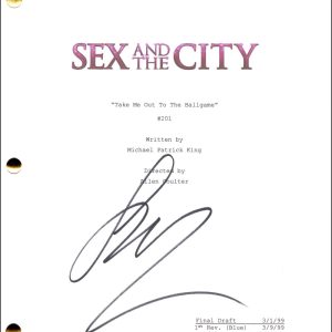 Sarah Jessica Parker Signed Autograph Sex and the City Script Screenplay JSA COA