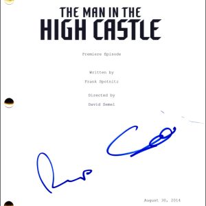 Rufus Sewell Signed Autograph The Man in the High Castle Pilot Script Screenplay