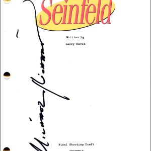 Michael Richards Signed Autograph Seinfeld The Soup Nazi Full Script w/ JSA COA