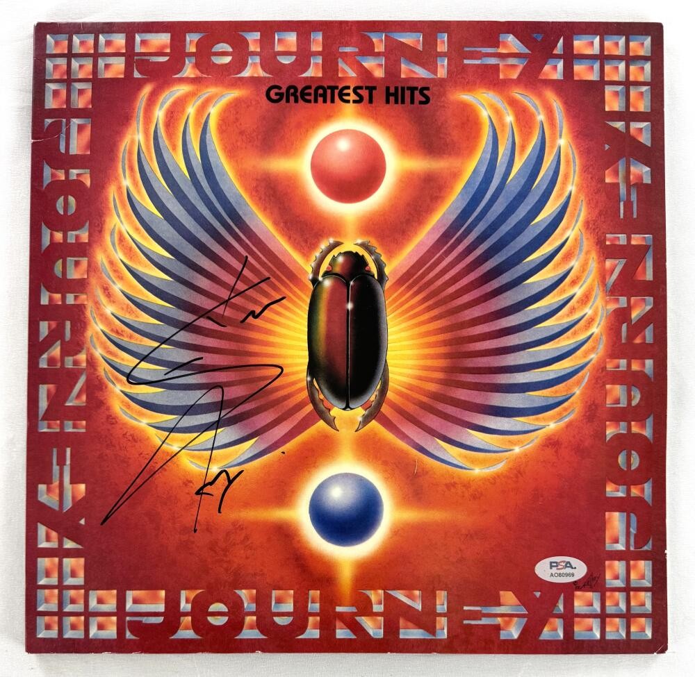 Steve Perry Journey Signed Autograph Album Vinyl Record - Greatest Hits ...