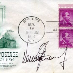 Vernon Jordan Civil Rights Leader National Urban League Signed Autograph FDC