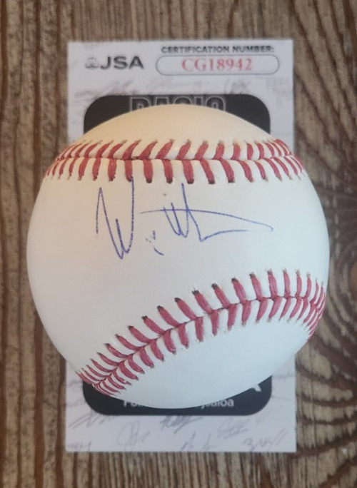 Wes Moore Signed OMLB Baseball w/ JSA COA #CG18942 Maryland Governor