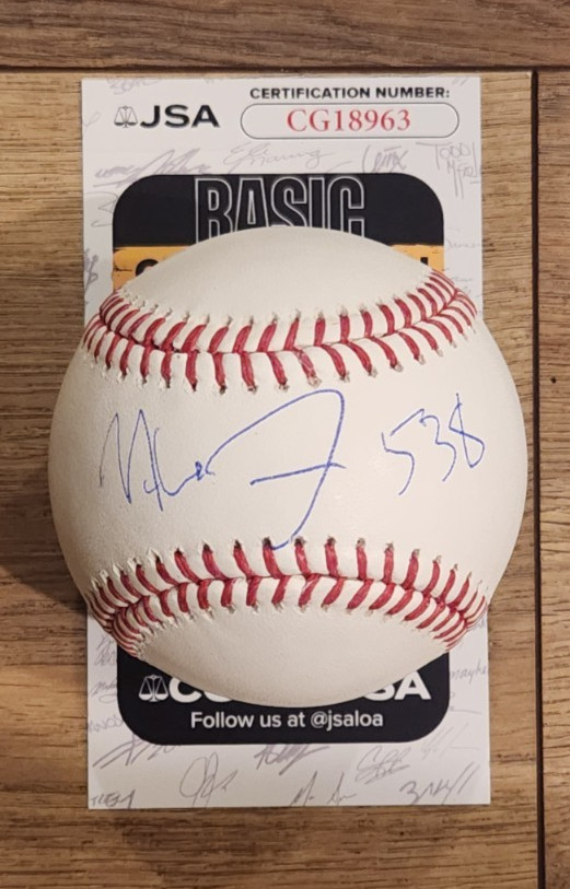 Nate Silver Signed OMLB Baseball w/ JSA COA #CG18963 FiveThirtyEight 538 Founder