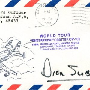 Dick Scobee USAF NASA Space Challenger Disaster Commander Signed Autograph Cover