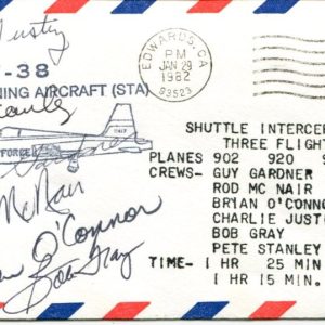 Ronald Ron McNair NASA Space Challenger Disaster Plus 5 Signed Autograph Cover