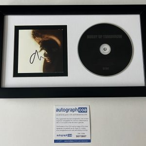 THE WEEKND ABEL TESFAYE SIGNED HURRY UP TOMORROW FRAMED CD w/ AUTOGRAPH COA ACOA