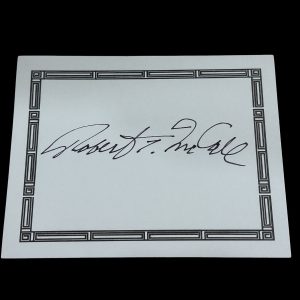 Robert McCall NASA Space Artist Rare Signed Autograph Bookplate