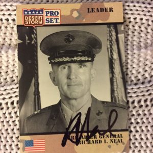 Richard Neal Signed Trading Card Pro Set Desert Storm