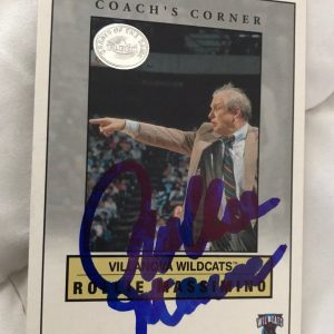 Rollie Massimino Signed Basketball Trading Card Autographed Greats Of The Game