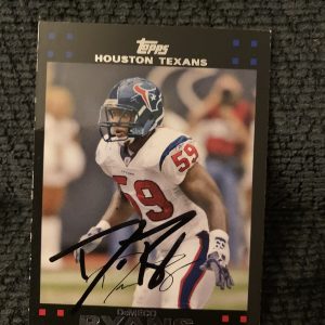 Demeco Ryans Football Trading Card Signed NFL Autographed