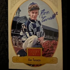 Ron Turcotte Signed Trading Card Autographed Jockey