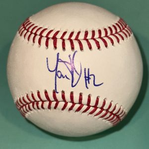 YANDY DIAZ (Tampa Bay Rays) Signed Official MLB Baseball Beckett Auth. (BAS)
