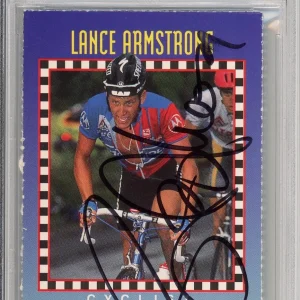 1994 SI FOR KIDS LANCE ARMSTRONG SIGNED AUTOGRAPHED CARD PSA DNA COA AUTHENTIC