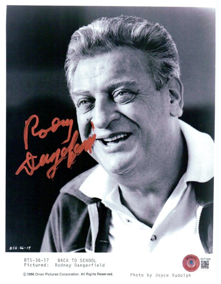 Rodney Dangerfield Signed Autographed 8X10 Photo Back to School BAS AC71326
