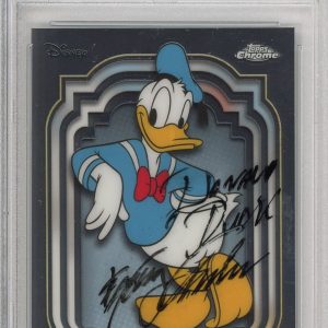 2024 TOPPS CHROME DISNEY DONALD DUCK SIGNED TONY ANSELMO PSA DNA COA AUTOGRAPH