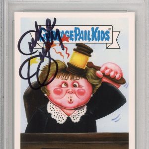 2016 Topps Garbage Pail Kids Insane Jane Judge Judy Sheindlin SIGNED PSA DNA COA