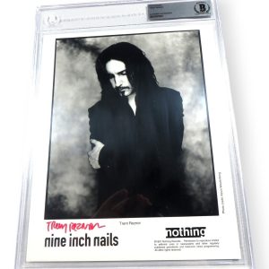 Trent Reznor Signed Autographed 8X10 Photo Nine Inch Nails Singer BAS 9031