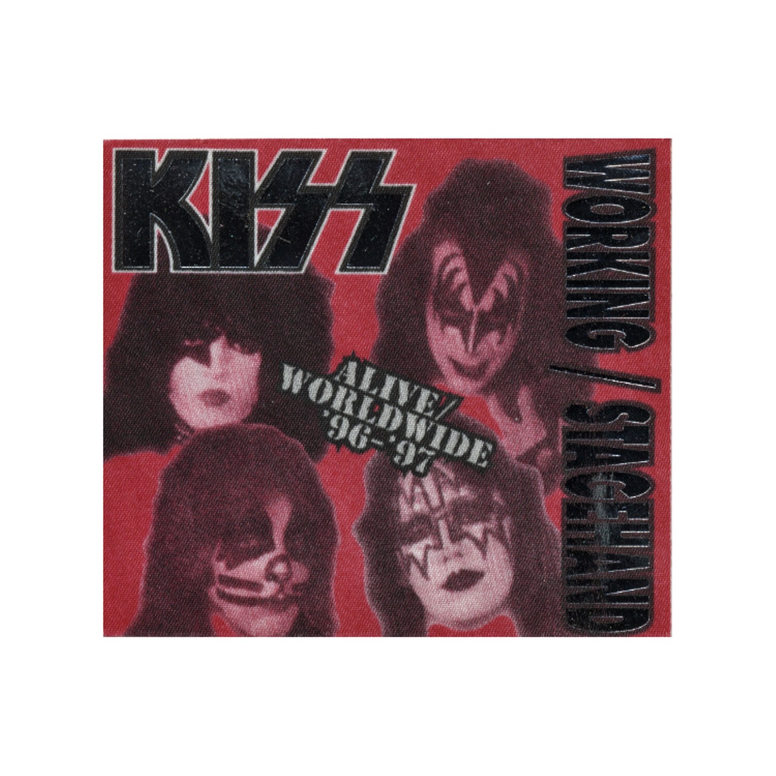 KISS 1996 Alive Worldwide Concert Tour Stagehand Backstage Pass