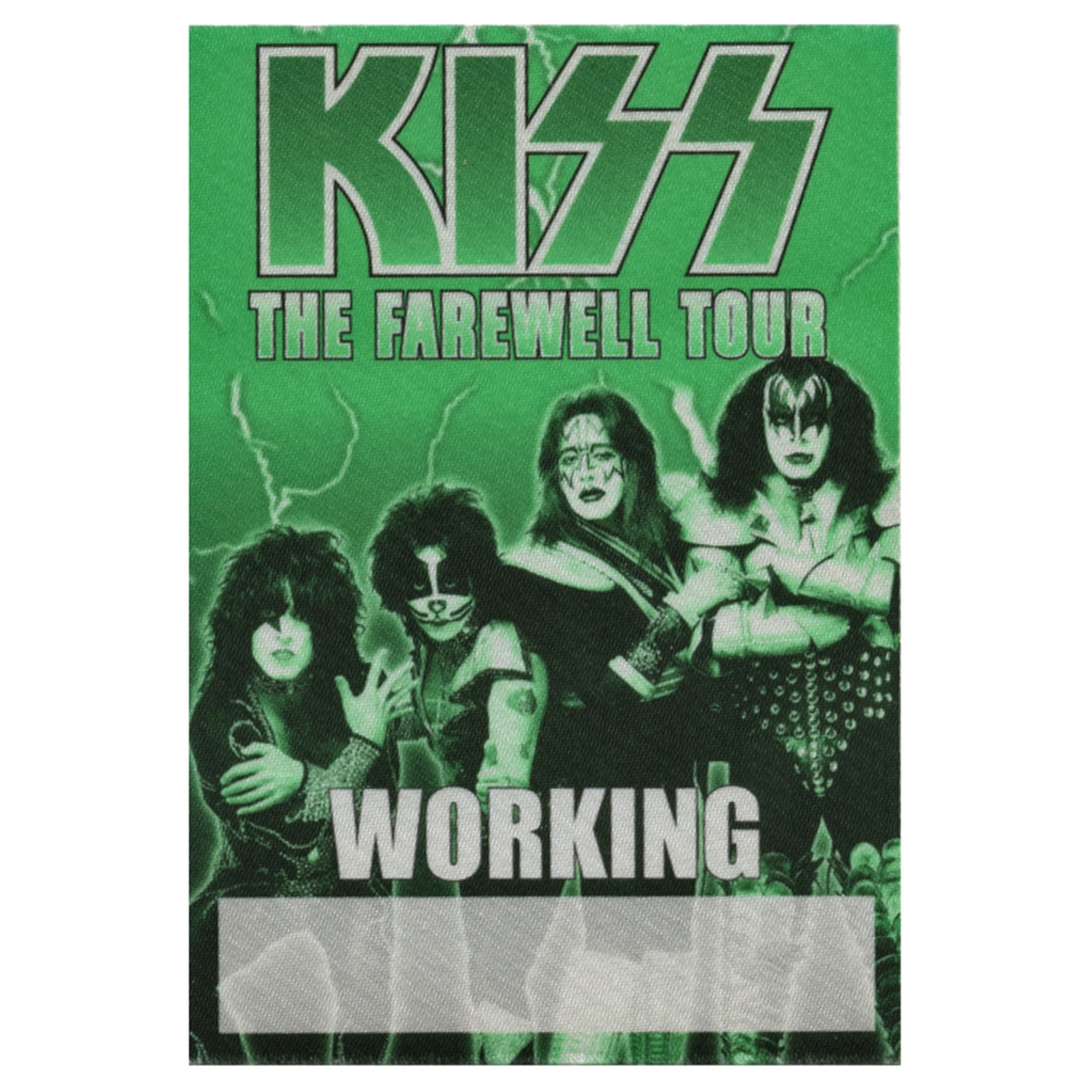 KISS 2000 Farewell Concert Tour Working Crew Backstage Pass | Autographia